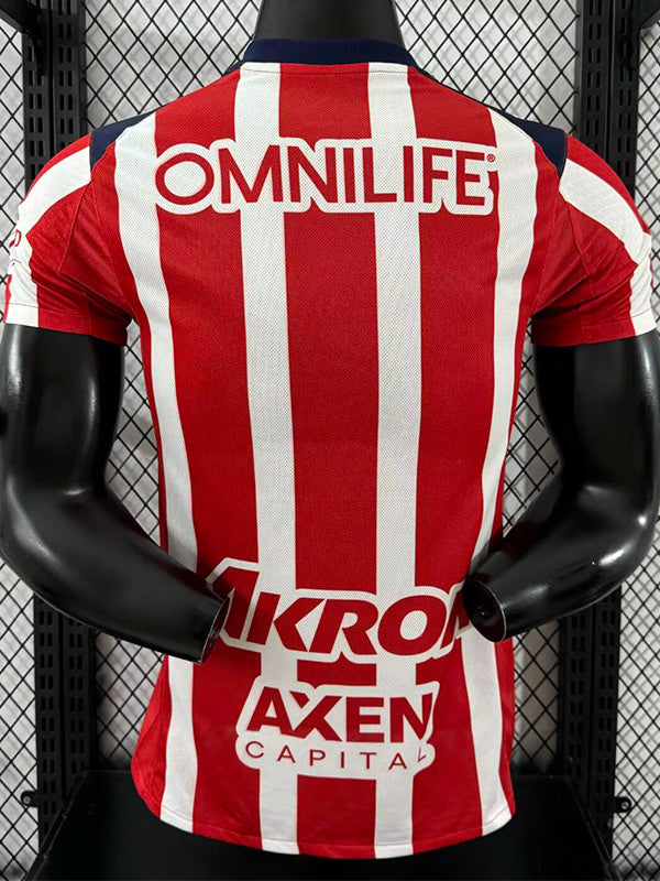 Jersey Chivas Local 25-26 Manga Corta Version Jugador Calidad Premium