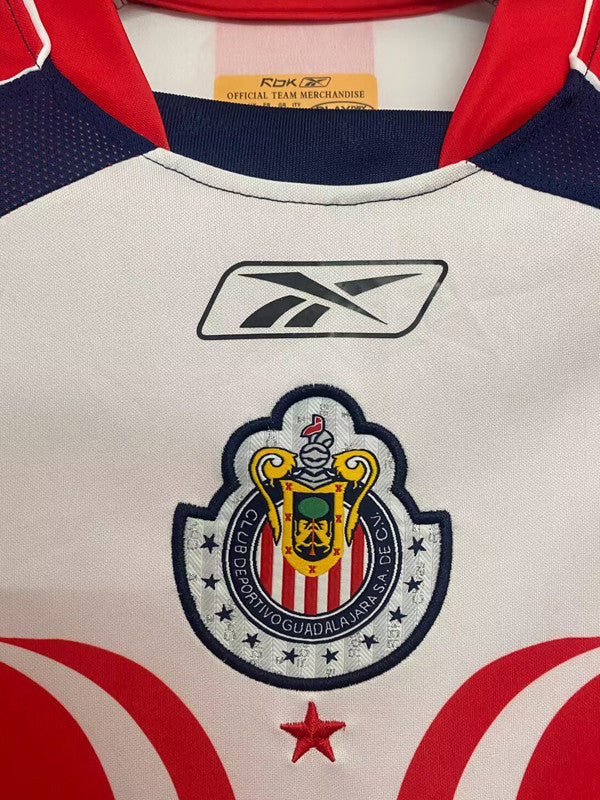 Jersey Chivas Retro Local 06-07 Manga Corta Version Aficionado Calidad Premium