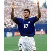 Jersey Retro Italia 1994 10 Baggio Manga Corta Version Aficionado