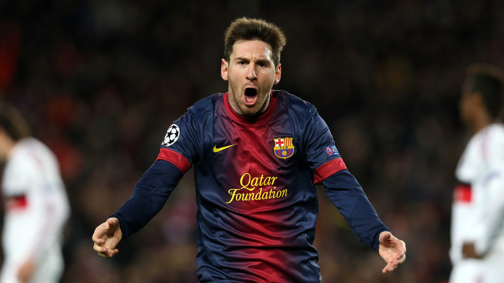 Jersey Retro FC Barcelona  Local 12-13   Manga Corta Messi 10 Version Aficionado Calidad Premium