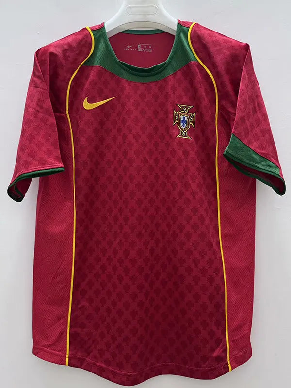 Jersey Retro Portugal 2004 17 Cristiano Ronaldo Manga Corta Version Aficionado Calidad Premium