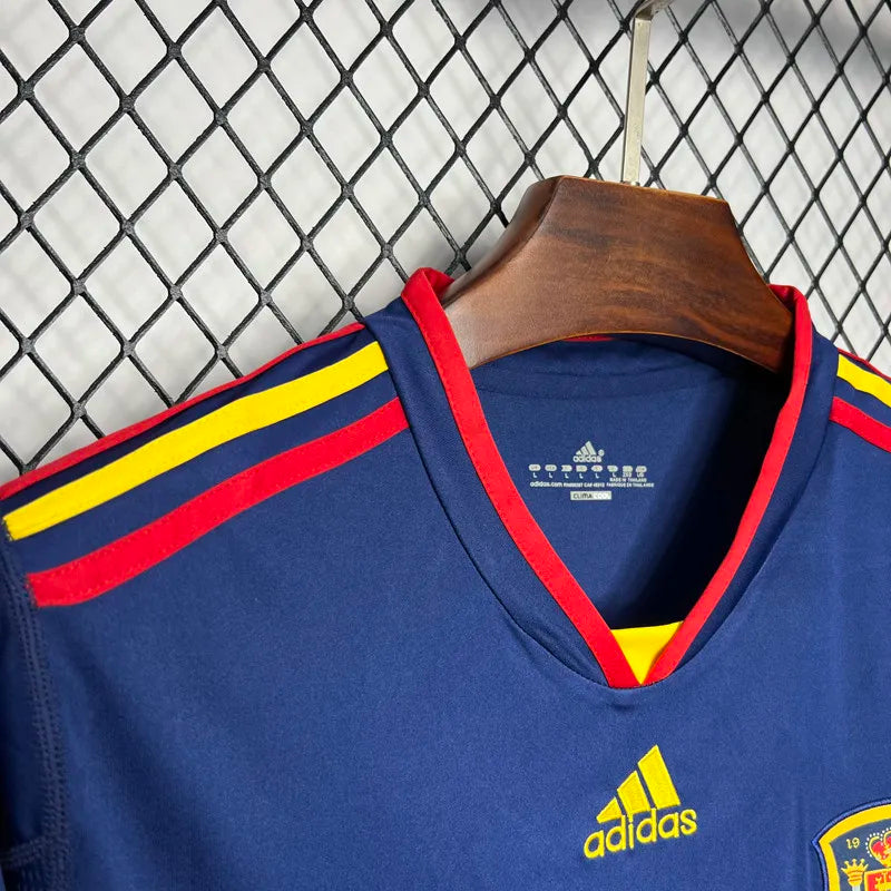 Jersey Retro España Visita 2010 6 Iniesta   Manga Corta Version Aficionado