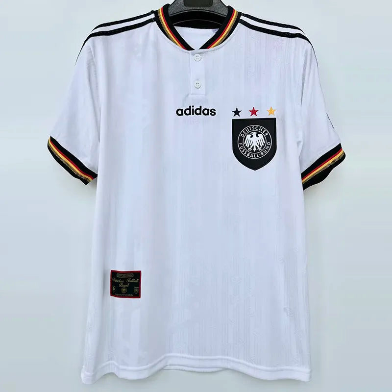 Jersey Retro Alemania 1996  Manga Corta Version Aficionado