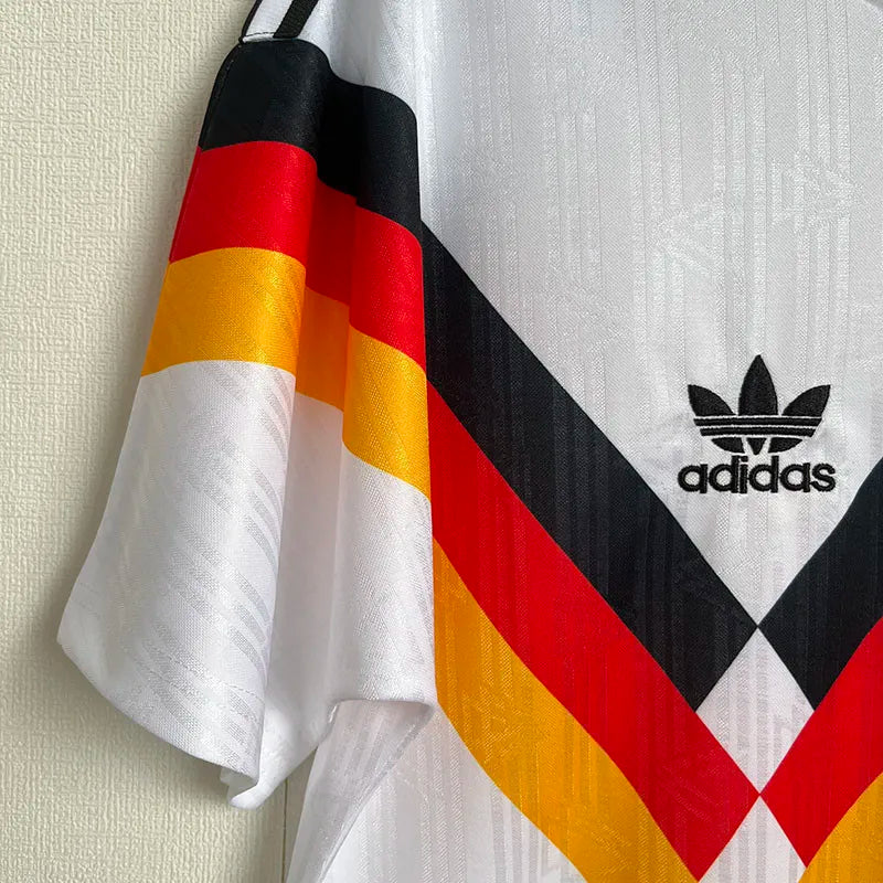 Jersey Retro Alemania 1990 10 Matthaus Manga Corta Version Aficionado