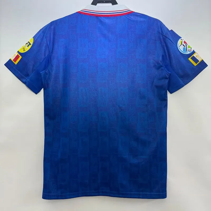 Jersey Retro Francia 1996 10 Zidane Manga Corta Version Aficionado