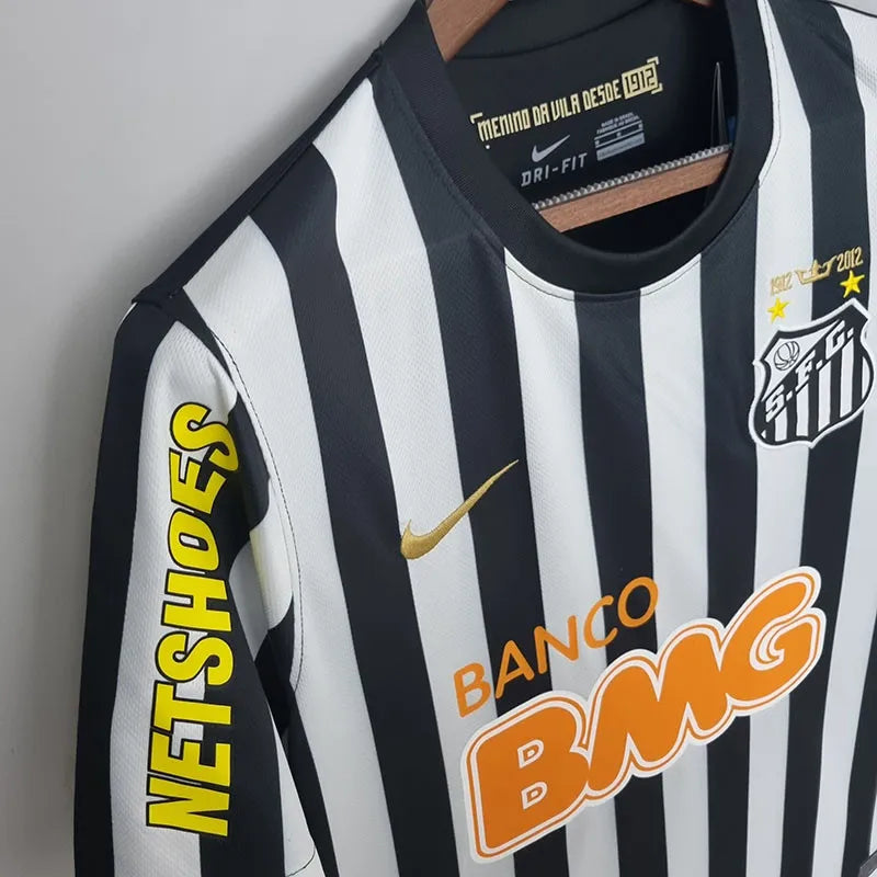 Jersey Retro Santos Visita 2012 11 Neymar Manga Corta Version Aficionado