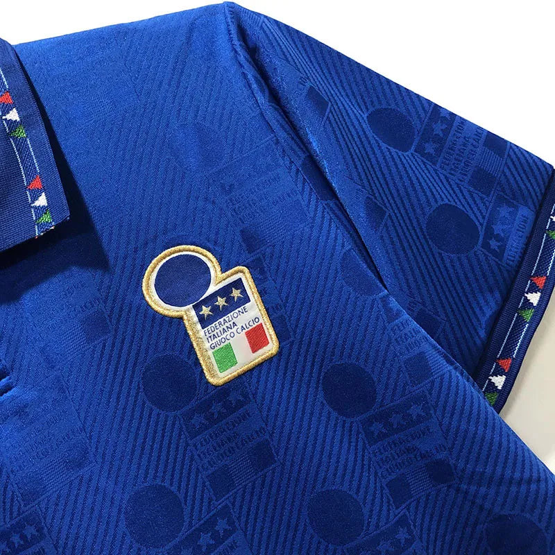 Jersey Retro Italia 1994 10 Baggio Manga Corta Version Aficionado