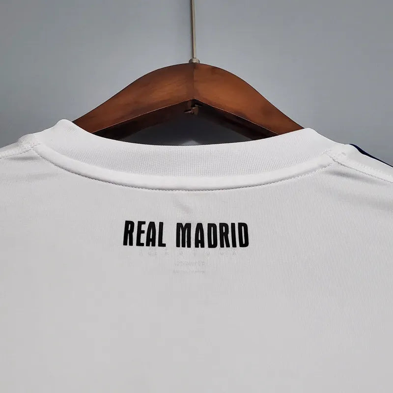 Jersey Retro Real Madrid 10-11  Ronaldo 7 Manga Larga Versión Aficionado