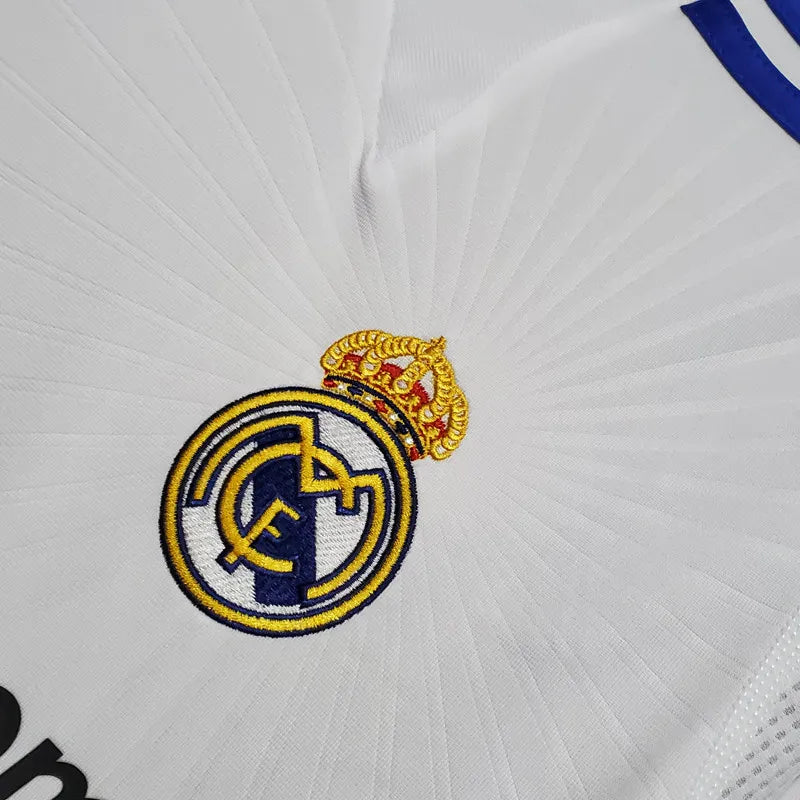 Jersey Retro Real Madrid 10-11  Ronaldo 7 Manga Larga Versión Aficionado