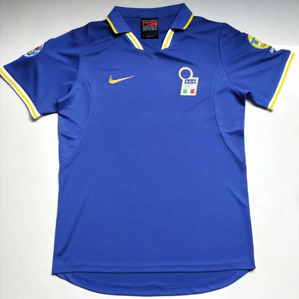 Jersey Retro Italia Local  1996 14 Del Piero Manga Corta Version Aficionado