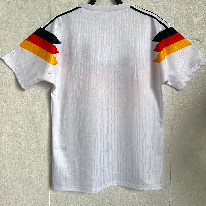 Jersey Retro Alemania 1990 10 Matthaus Manga Corta Version Aficionado