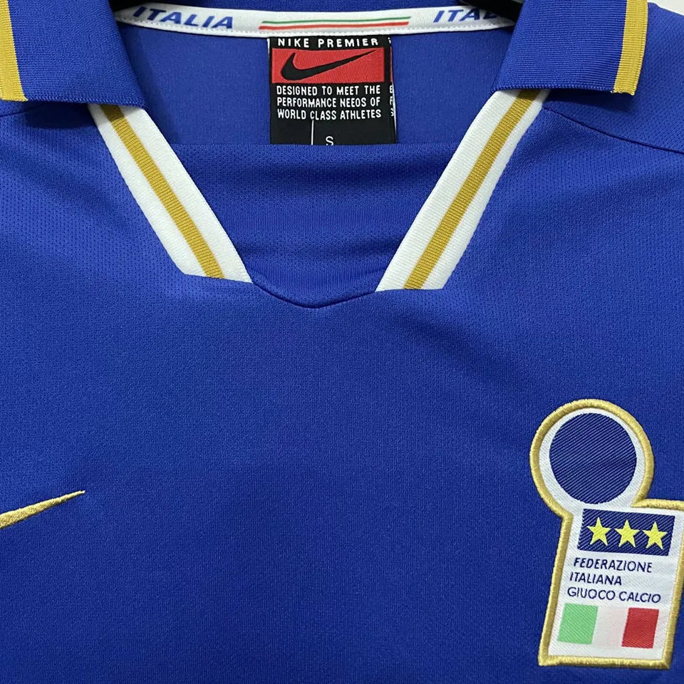 Jersey Retro Italia Local  1996 3 Maldini  Manga Corta Version Aficionado