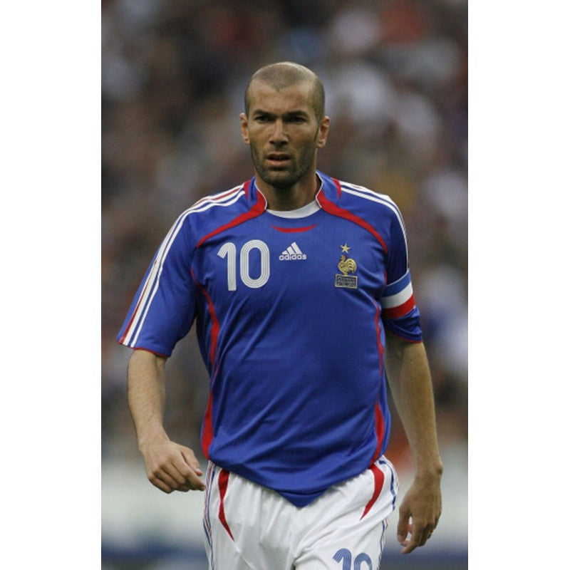 Jersey Retro Francia 2006 10 Zidane Manga Corta Version Aficionado